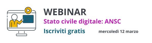 Webinar Stato Civile Digitale ANSC