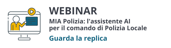 MIA Polizia: l'assistente di Intelligenza Artificiale per il comando di Polizia Locale