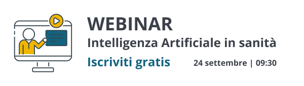 Webinar Gratuito Intelligenza Artificiale in sanità